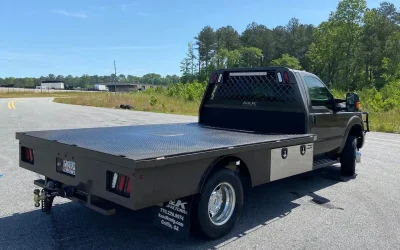 Hauling Made Easy with a gooseneck utility bed for work trucks